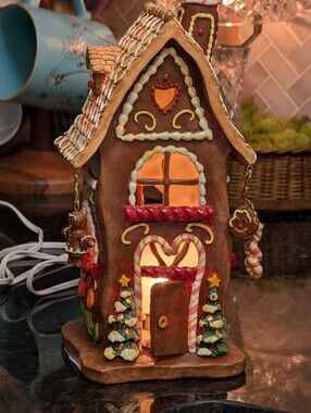 Illuminated Gingerbread House